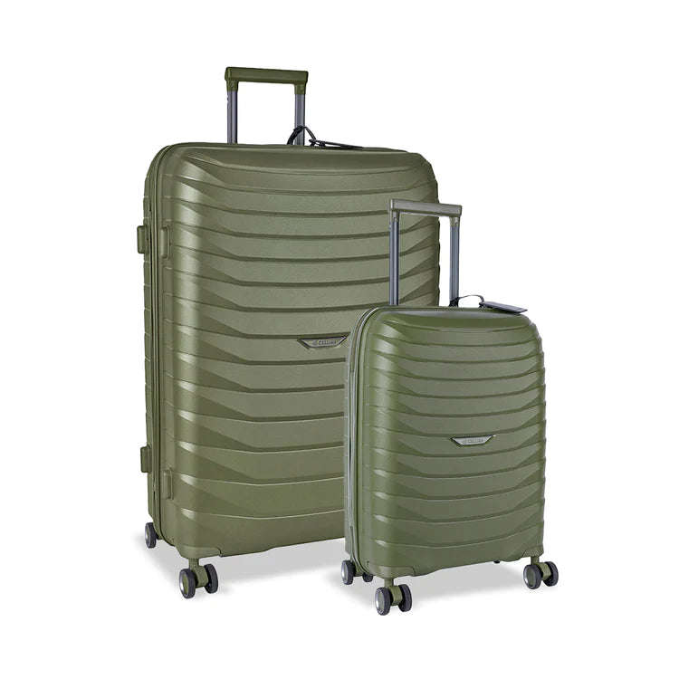 Cellini Grande Large Luggage Travel Sets Army Green