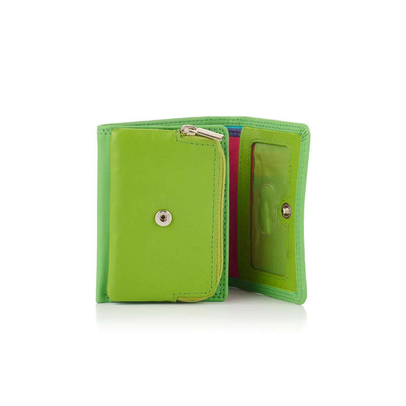 Tuscany Bianca  Compact Ladies Purse, Evergreen Mist