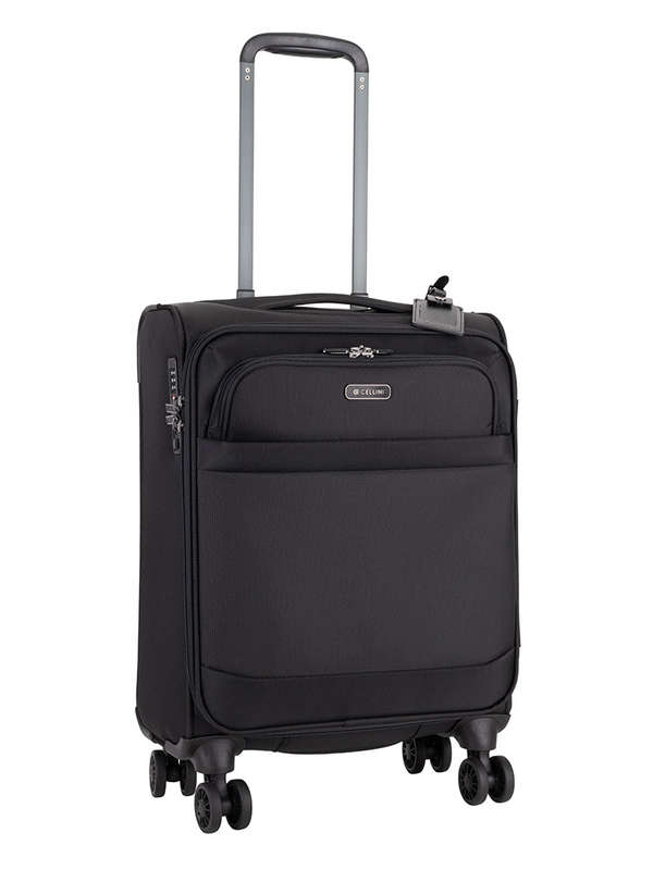 Cellini Microlite S 4 Wheel Carry On Trolley Black