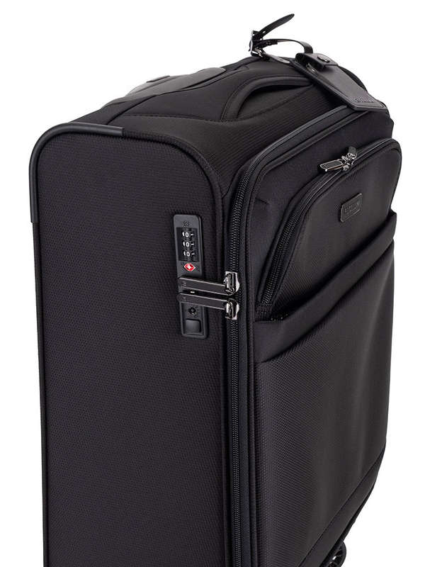Cellini Microlite S 4 Wheel Carry On Trolley Black