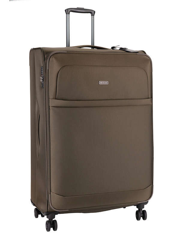 Cellini Microlite S Xtra Large 4 Wheel Trolley Case Sandlewood
