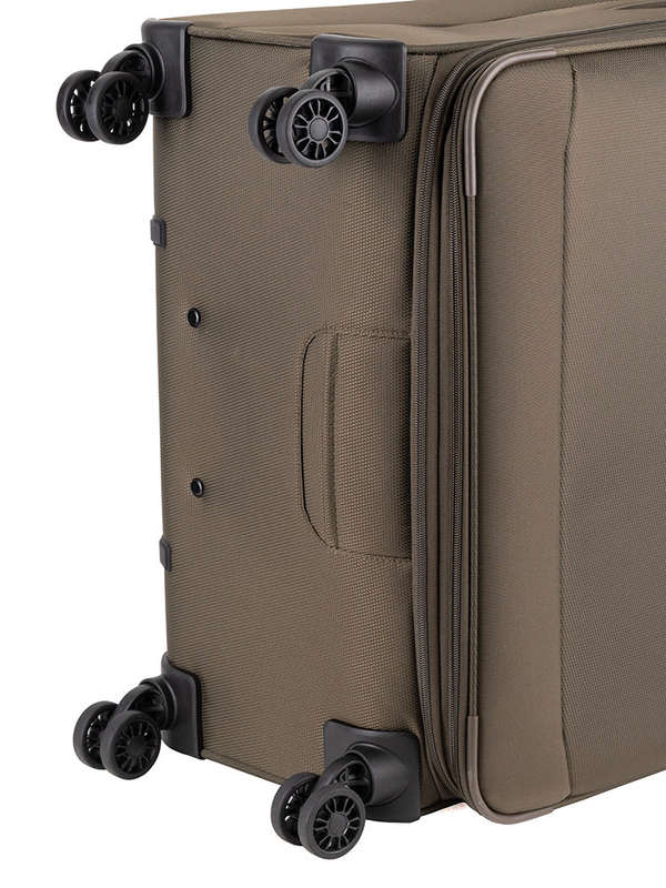 Cellini Microlite S Xtra Large 4 Wheel Trolley Case Sandlewood