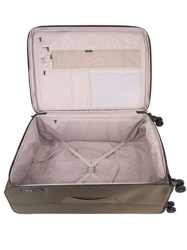 Cellini Microlite S Xtra Large 4 Wheel Trolley Case Sandlewood