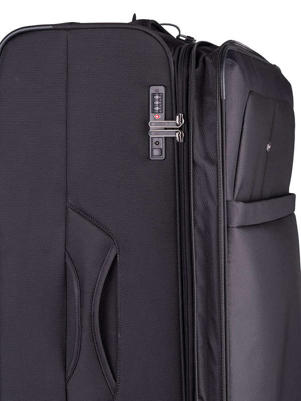 Cellini Microlite S Xtra Large 4 Wheel Trolley Case Black