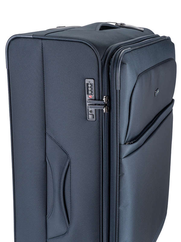 Cellini Microlite S Xtra Large 4 Wheel Trolley Case Ink Blue