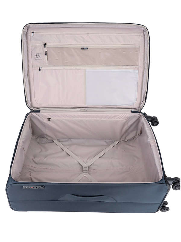 Cellini Microlite S Xtra Large 4 Wheel Trolley Case Ink Blue