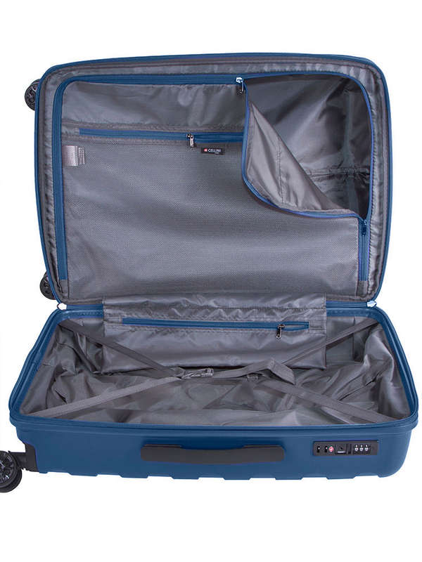 Cellini Sonic Large 4 Wheel Trolley Case 75cm Midnight Blue