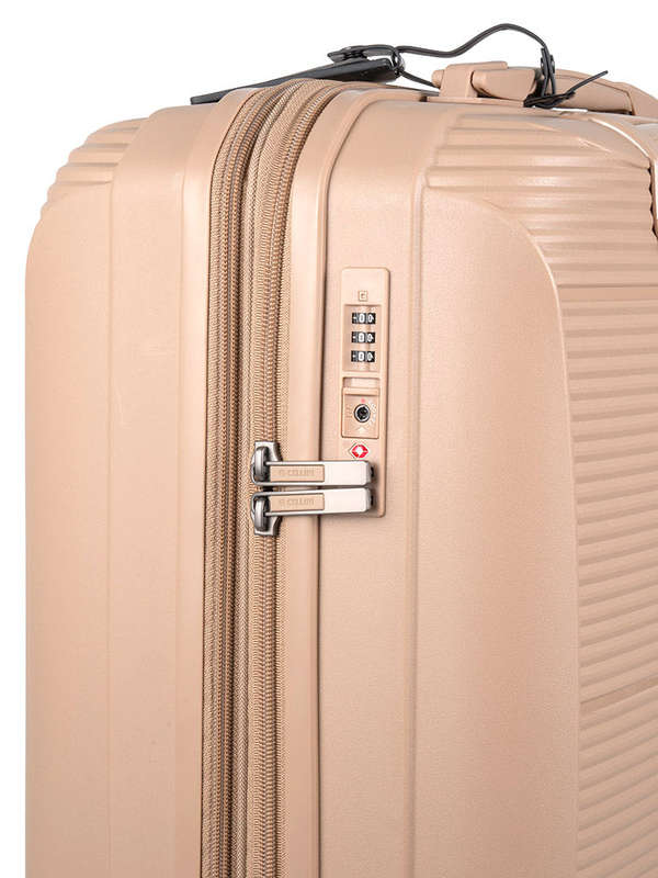 Cellini Qwest 4 Wheel Carry On Trolley Rock Brown