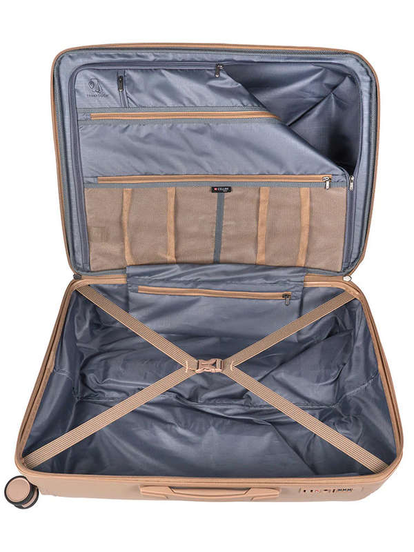 Cellini Qwest Luggage Travel Sets Rock Brown
