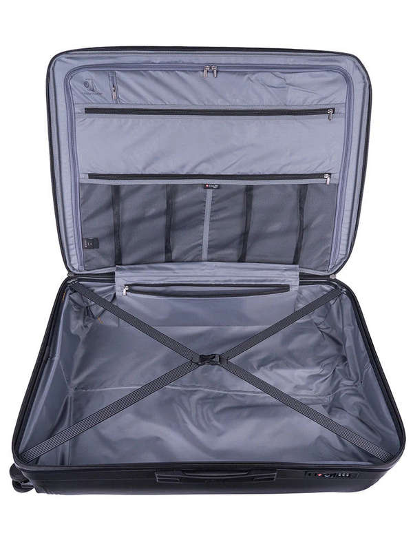 Cellini Qwest Luggage Travel Large Set Black