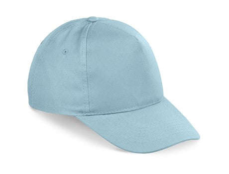 5 Panel Structured Peak Cap Light Blue