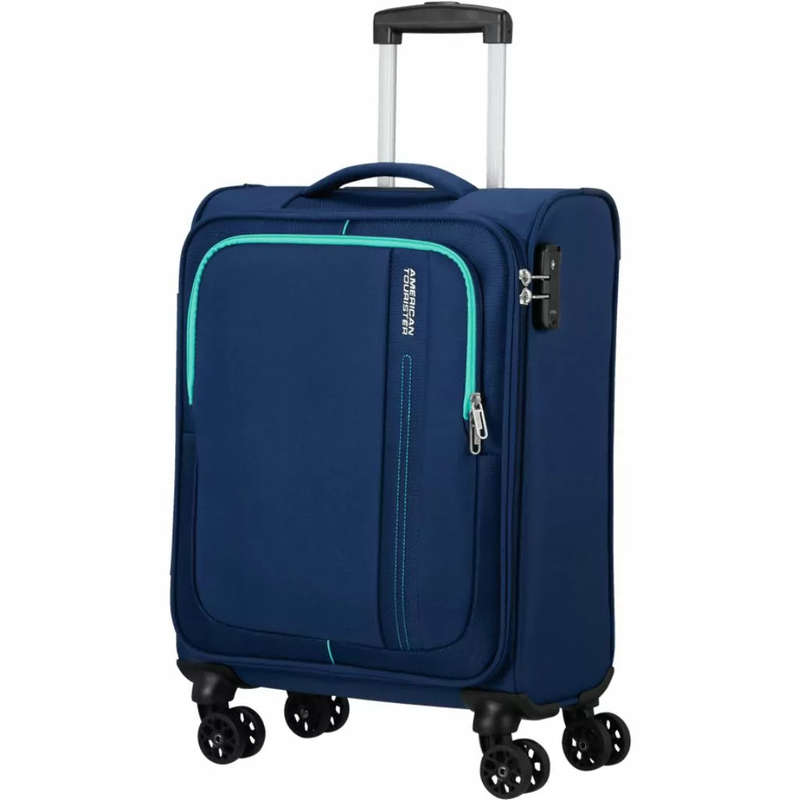 American Tourister Sea Seeker 55cm Spinner Navy