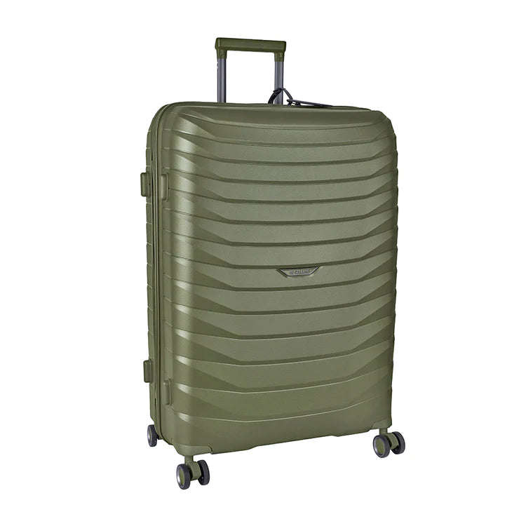 Cellini Grande 71cm Large Trolley Case Army Green