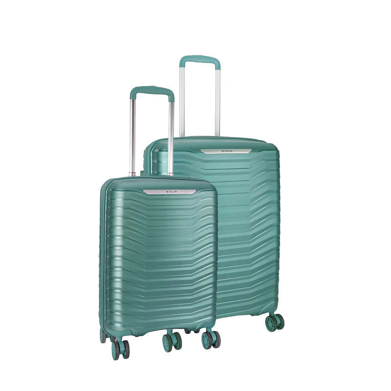 Cellini Aerotech 2 Piece Medium Travel Sets Metallic Green
