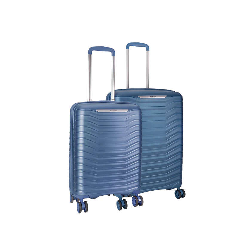 Cellini Aerotech 2 Piece Medium Travel Sets Metallic Blue