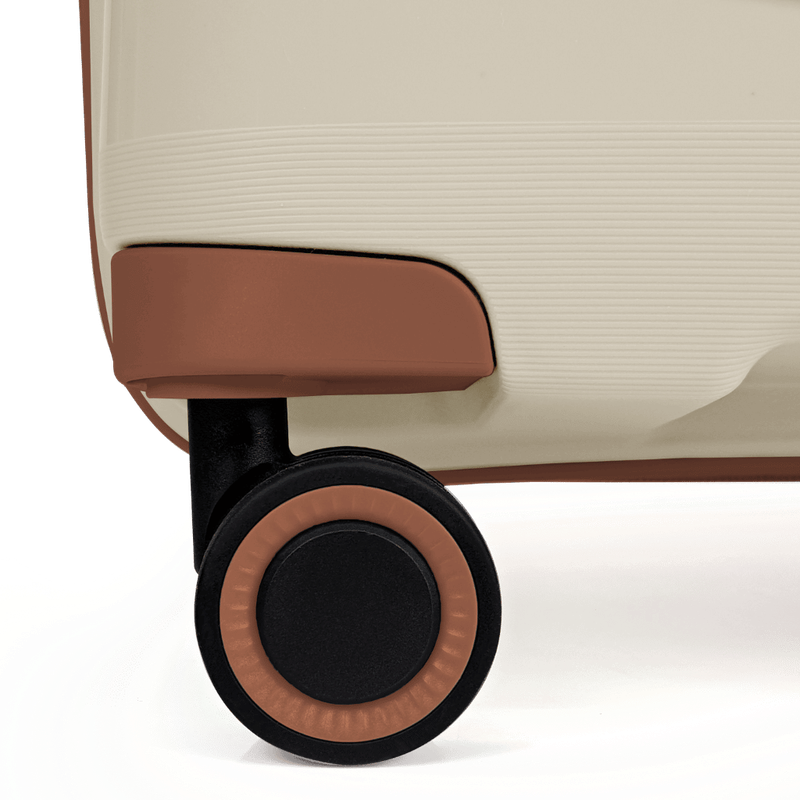 BG Berlin TED Collection Large Beige with Brown Trim