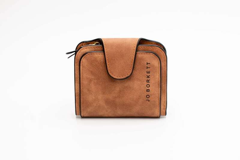 Jo Borkett Small bi fold Tan