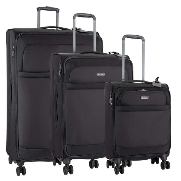 Cellini Microlite Soft Set of 3 Black