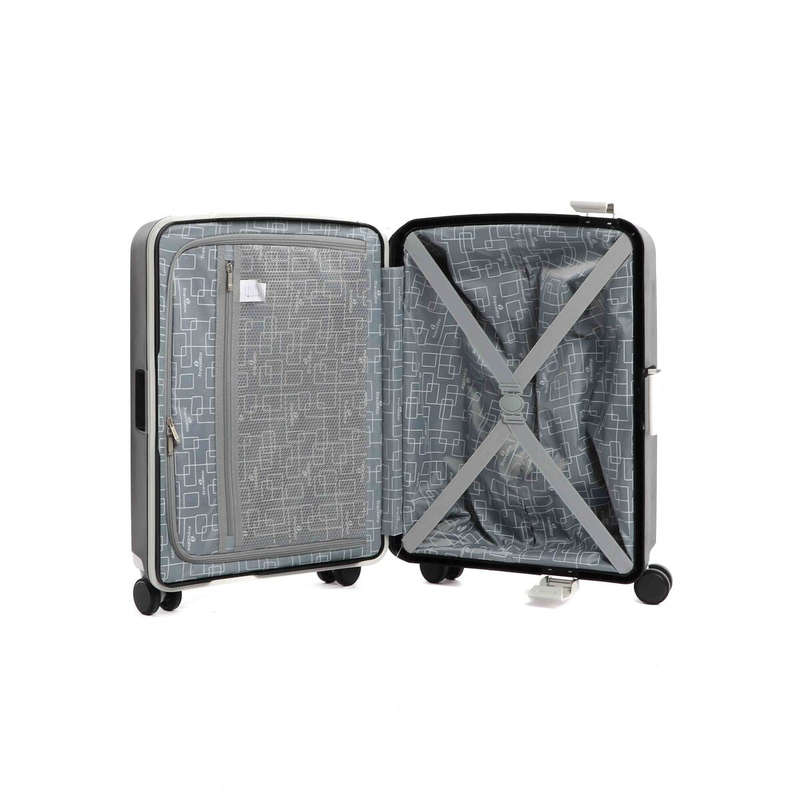 Travelite Alcatraz 78cm 4dw Check in Trolleycase Black