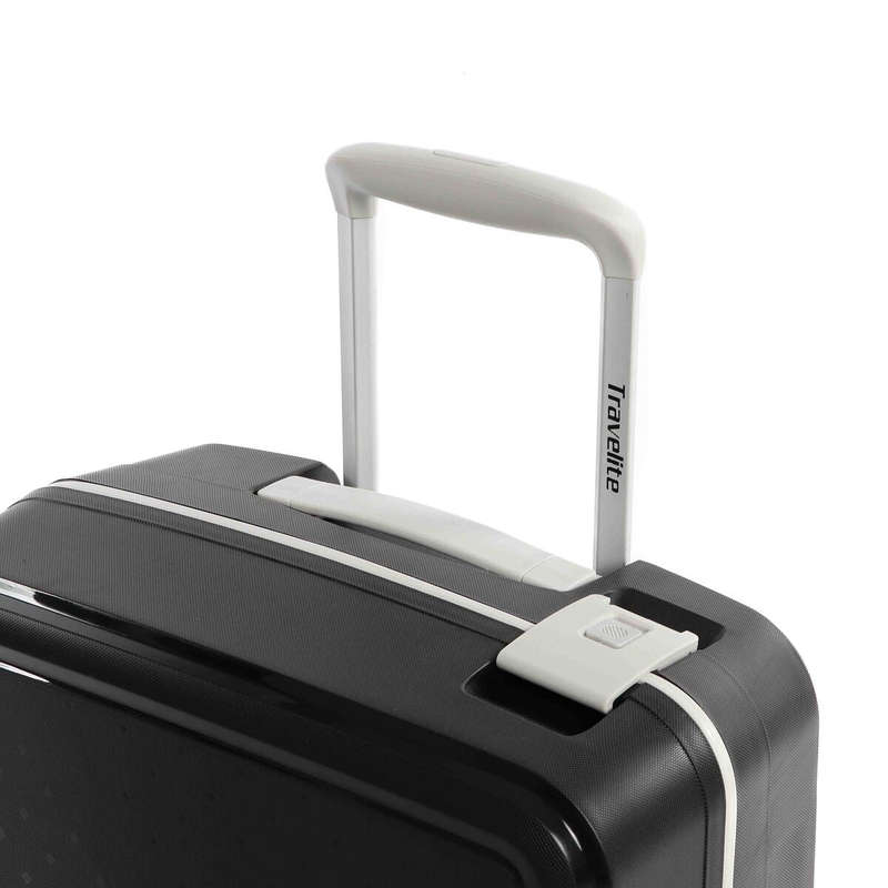 Travelite Alcatraz 78cm 4dw Check in Trolleycase Black