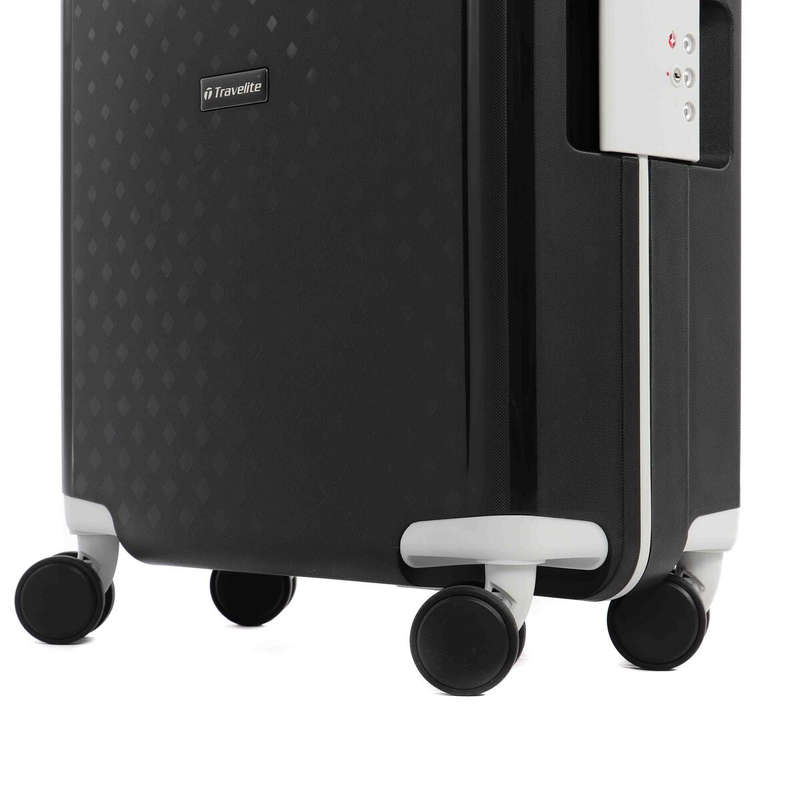Travelite Alcatraz 67cm 4dw Check in Trolleycase Black