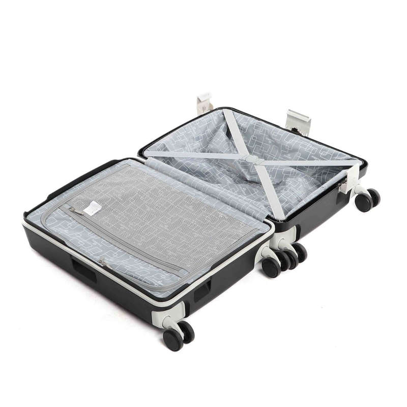 Travelite Alcatraz 67cm 4dw Check in Trolleycase Black