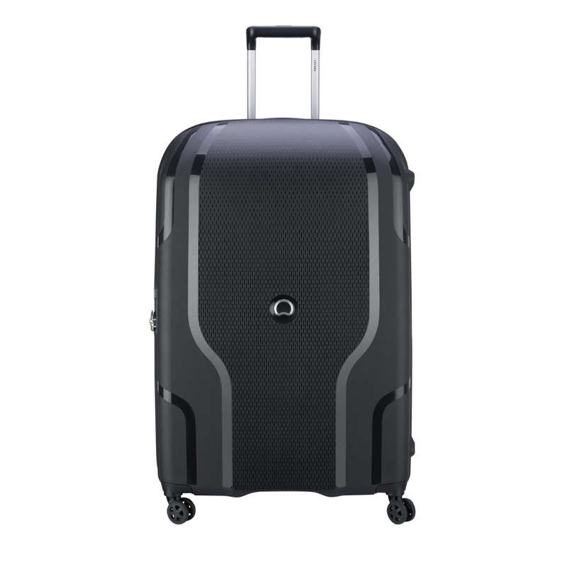 Delsey Clavel 83 4DW Exp Check in Trolley Case Black