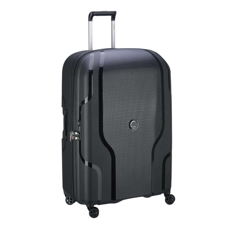 Delsey Clavel 83 4DW Exp Check in Trolley Case Black