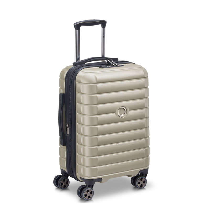 Delsey Shadow 5.0 55cm 4DW Trolley Case Gold