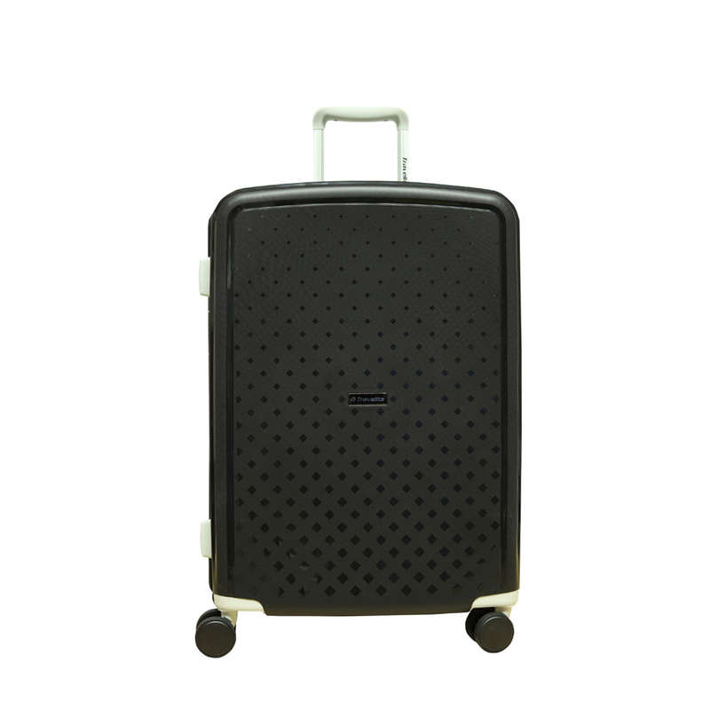 Travelite Alcatraz 67cm 4dw Check in Trolleycase Black