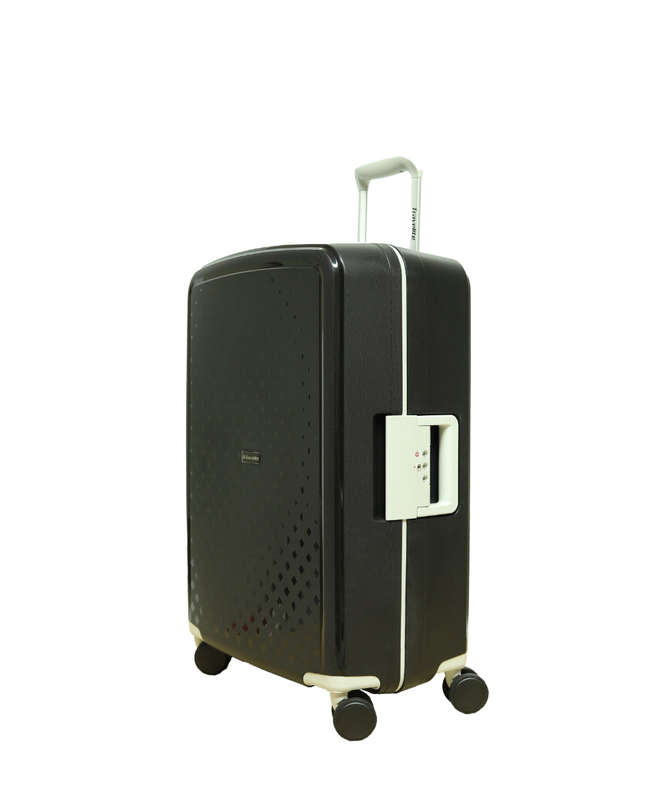 Travelite Alcatraz 67cm 4dw Check in Trolleycase Black