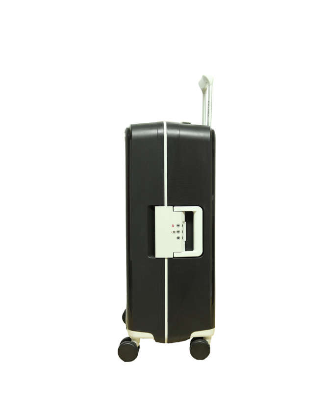 Travelite Alcatraz 67cm 4dw Check in Trolleycase Black