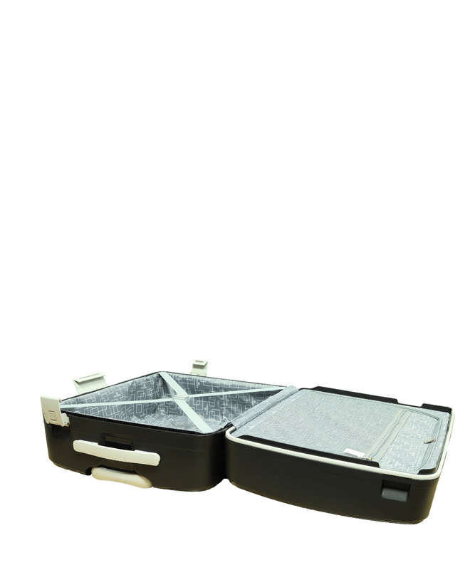 Travelite Alcatraz 67cm 4dw Check in Trolleycase Black