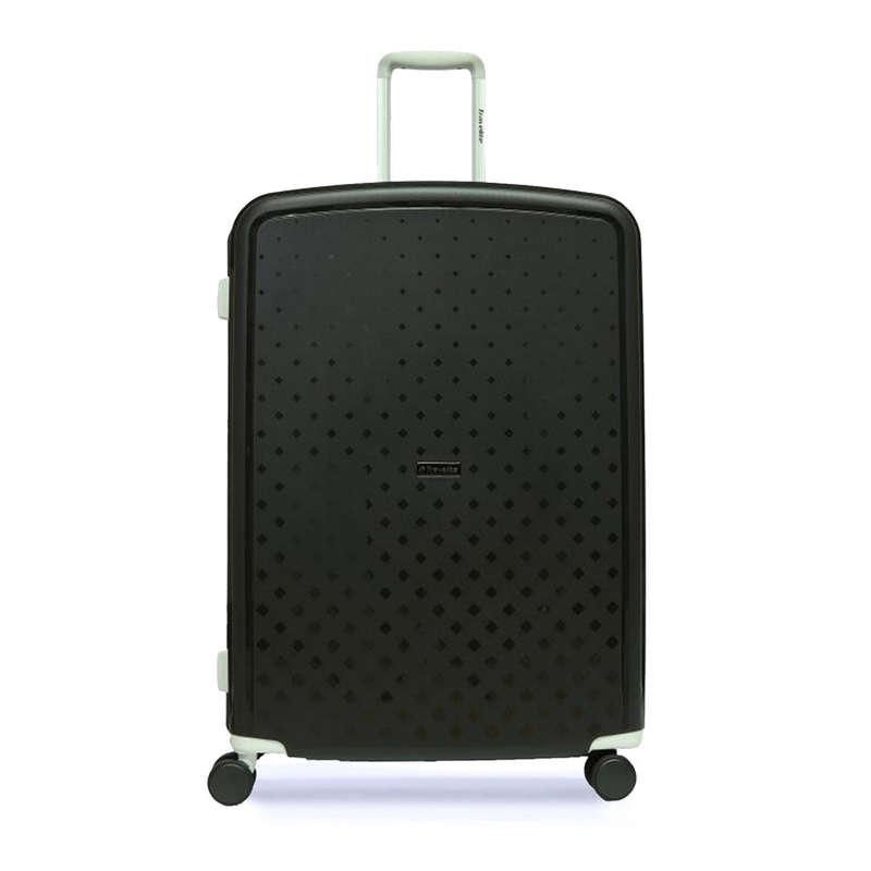 Travelite Alcatraz 78cm 4dw Check in Trolleycase Black