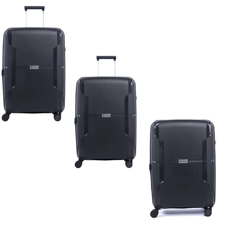 Travelite Santiago 3 Piece  -Black