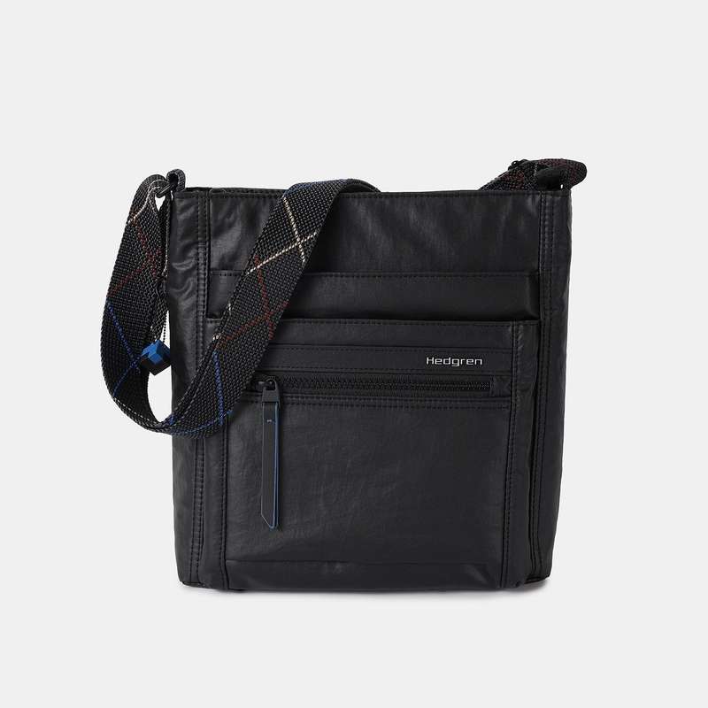 Hedgren Orva Crossover RFID Bag  Creased Black