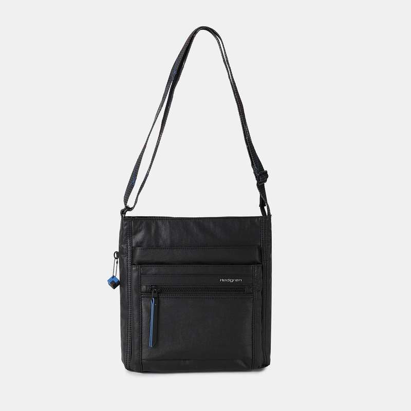 Hedgren Orva Crossover RFID Bag  Creased Black