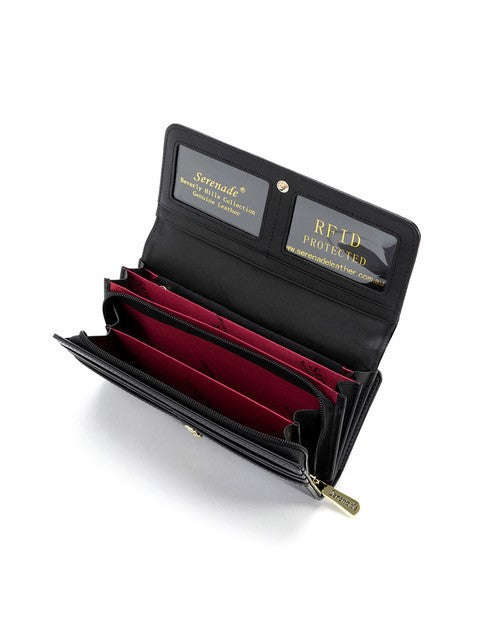 Serenade Allura Wallet With RFID Black