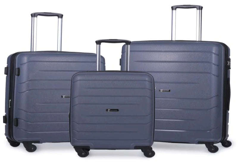 Pierre Cardine Polypropylene 3 Piece Spinner set | Charcoal