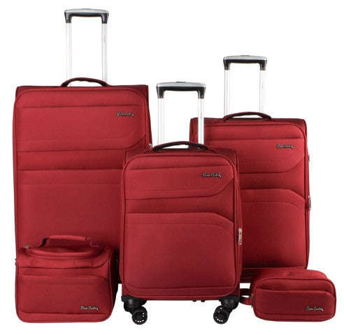 Pierre Cardin Lyon Ultralight 5 Piece Set RED