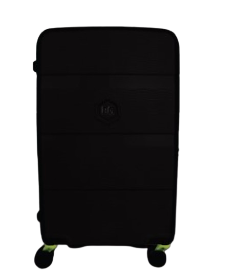 BG Berlin Zip2 3-Piece Set (55,69,81CM) Black With Free Large Luggage Glove