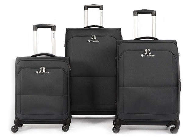 Travelite Flash 3 Piece Set Charcoal