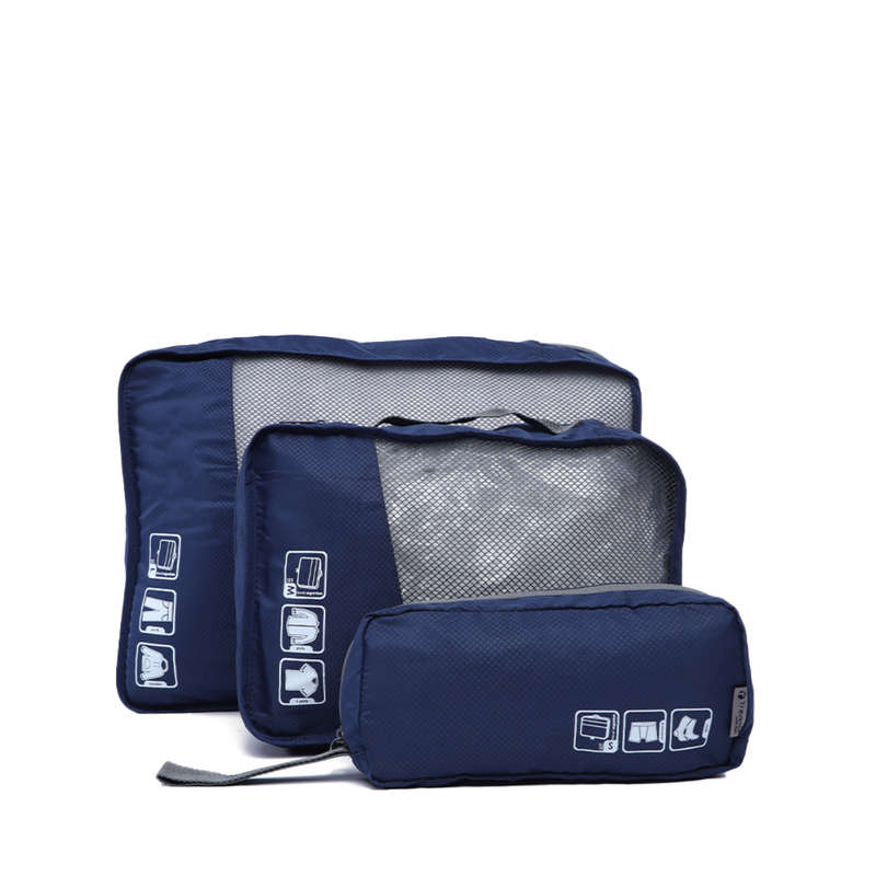 Travelite 3 Piece Packing Cubes Navy