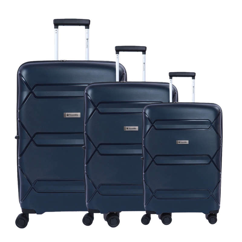 Travelite  Algarve 3piece Trolley set Green