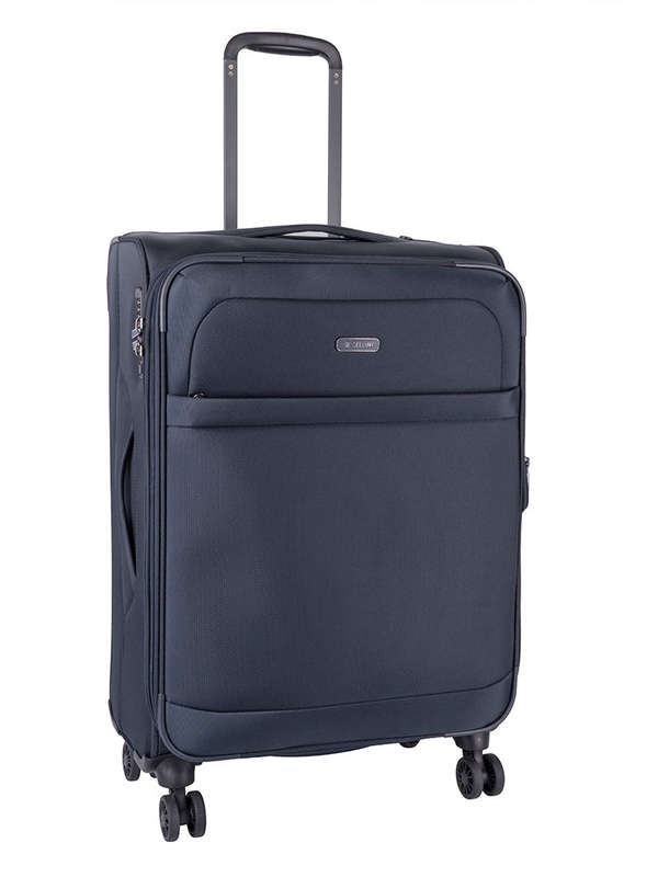Cellini Microlite S Large 4 Wheel Trolley Case Ink Blue