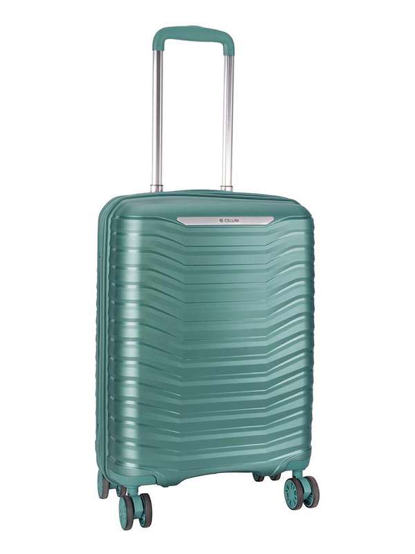 Cellini Aerotech 4 Wheel Trolley Carry On Green