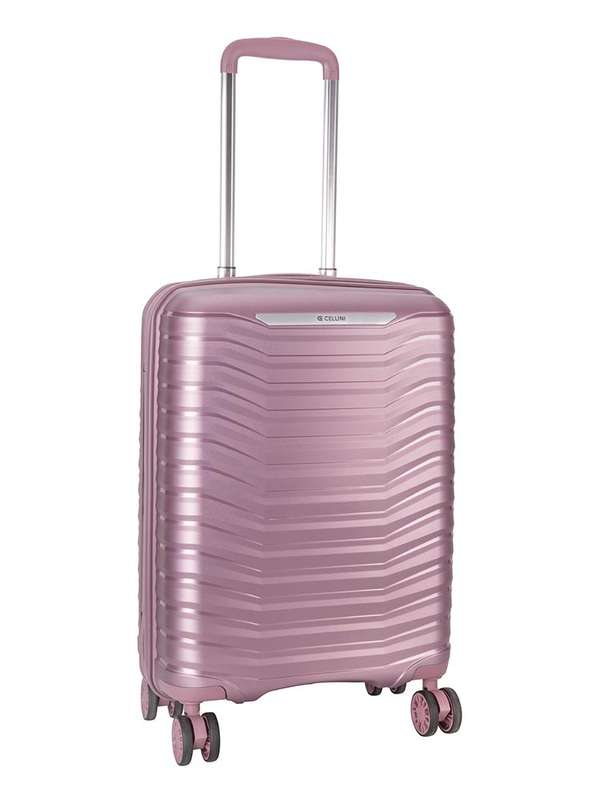 Cellini Aerotech 4 Wheel Trolley Carry On Pink