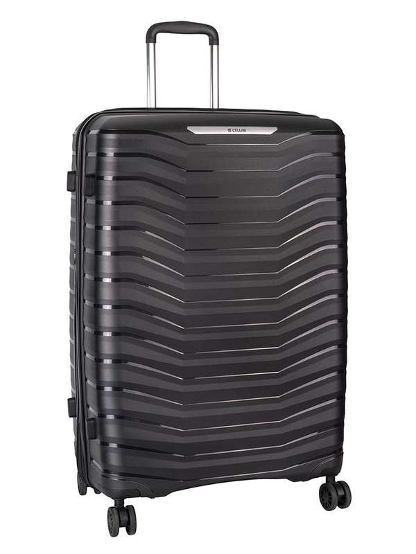 Cellini Aerotech Medium 4 Wheel Trolley Case Black