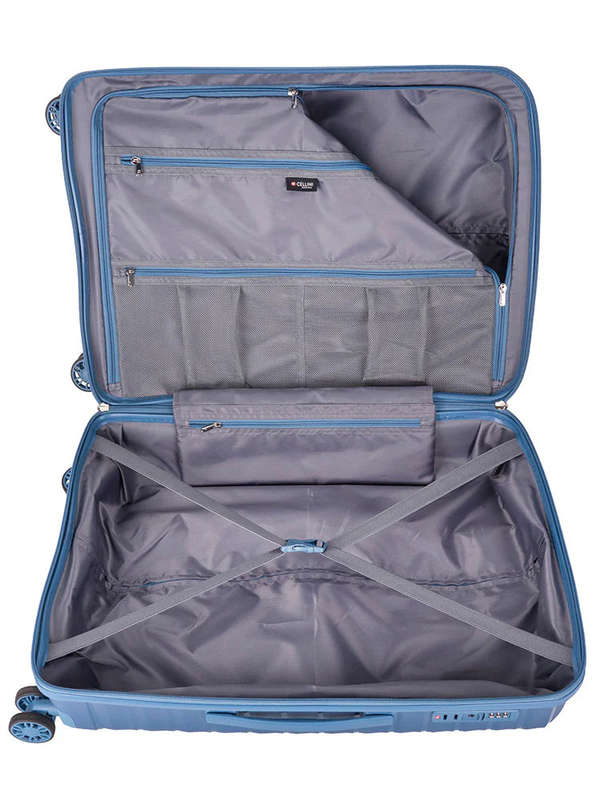 Cellini Aerotech 2 Piece Medium Travel Sets Metallic Blue