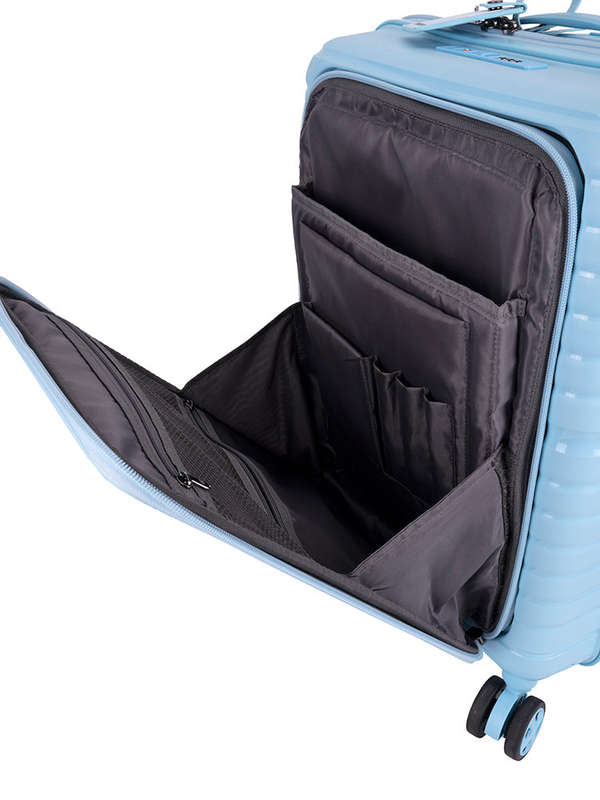 Cellini Biz Soft Front Trolley Carry-On Business Case Blue